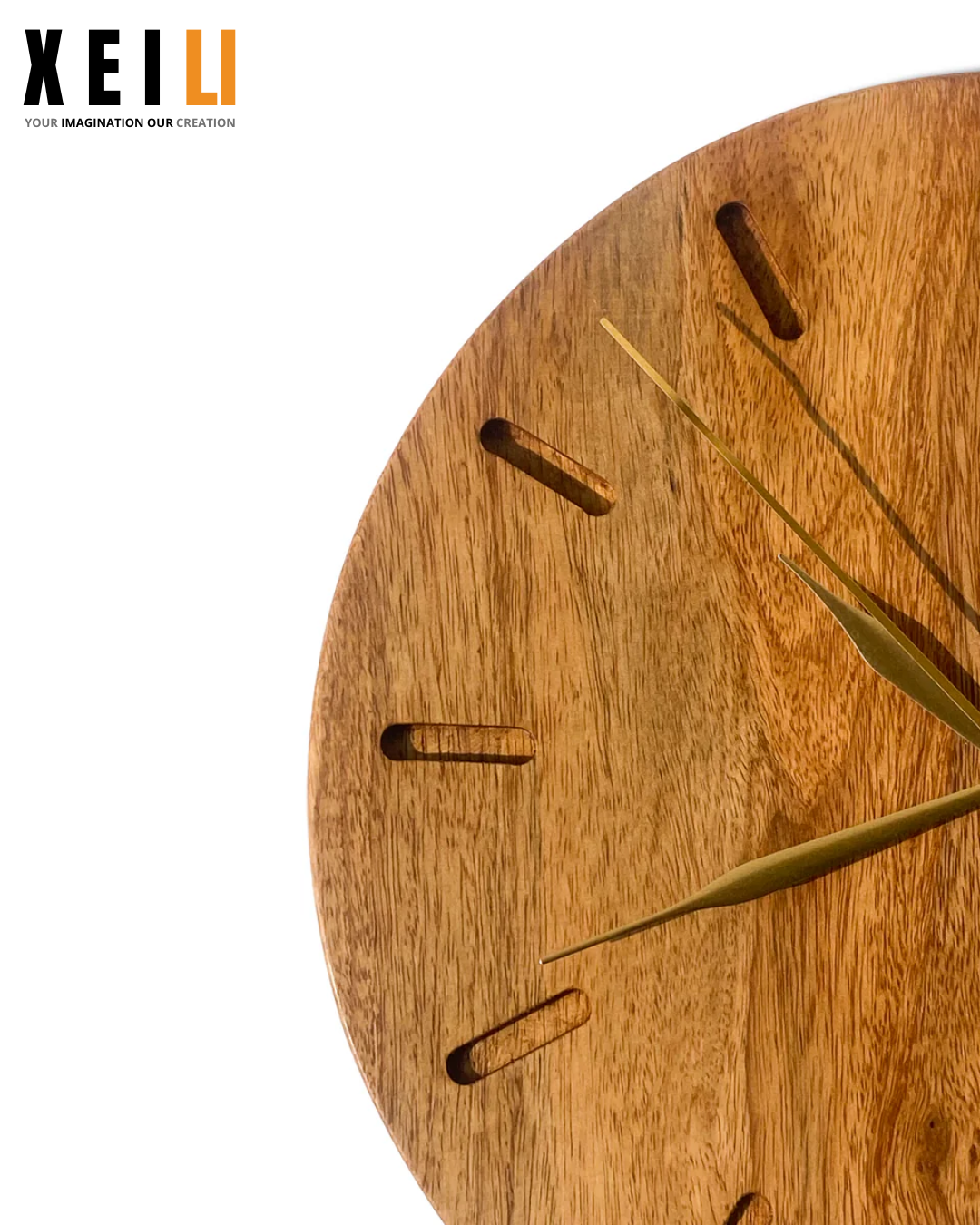 Xeili Warmwood Wall Clock
