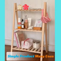 Multipurpose Teak Wood 2 & 3-Tier Adjustable Stand – Wooden Shelf for Makeup, Plants, Kitchen, Books & Home Décor XEILI Official