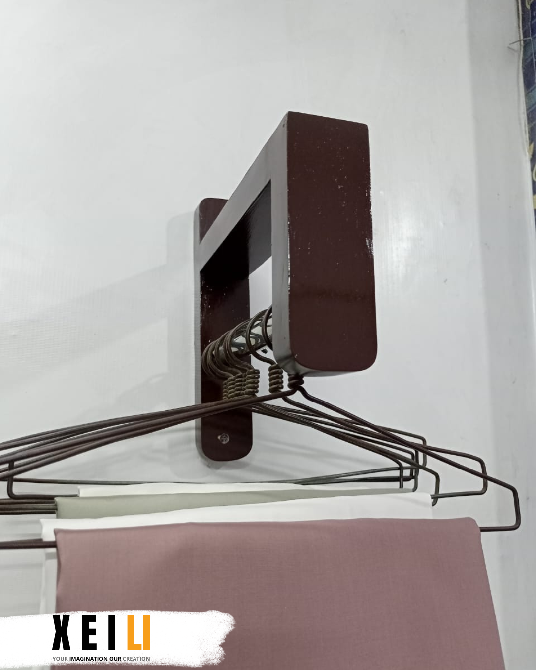 TEAK Wood Premium Cloth Hanging Stand / Wooden Hanger Hanging Stand For home/house/Garments shop/ Boutique