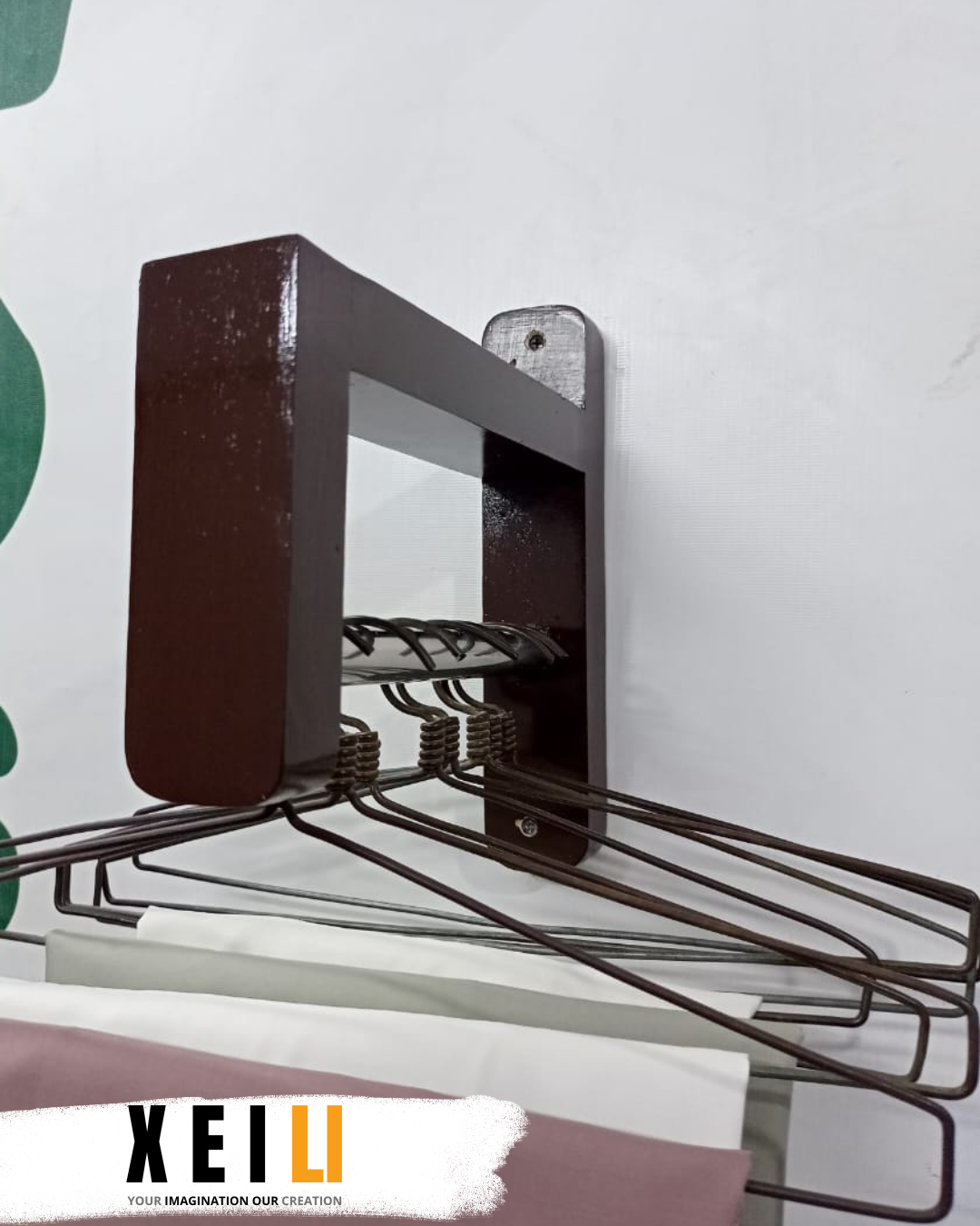 TEAK Wood Premium Cloth Hanging Stand / Wooden Hanger Hanging Stand For home/house/Garments shop/ Boutique