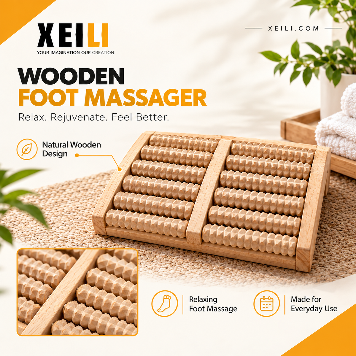 Instant Foot Relief for Plantar Fasciitis, Heel Pain & Tired Feet Xeili Official